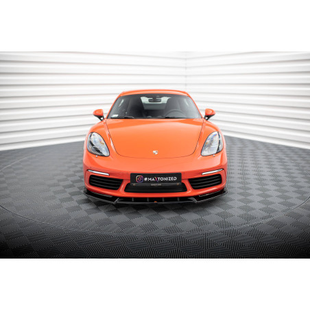 SPLITTER ANTERIORE V.1 Porsche 718 Cayman 982c (Cod. M-PO-CA-718-FD1G)
