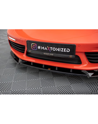SPLITTER ANTERIORE V.1 Porsche 718 Cayman 982c (Cod. M-PO-CA-718-FD1G)