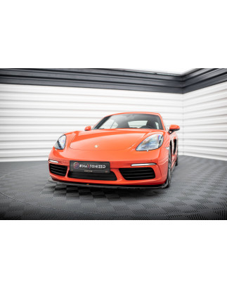 SPLITTER ANTERIORE V.2 Porsche 718 Cayman 982c (Cod. M-PO-CA-718-FD2G)