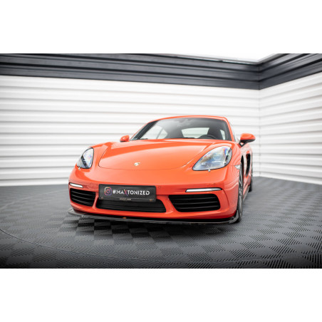 SPLITTER ANTERIORE V.2 Porsche 718 Cayman 982c (Cod. M-PO-CA-718-FD2G)