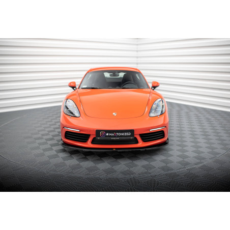 SPLITTER ANTERIORE V.2 Porsche 718 Cayman 982c (Cod. M-PO-CA-718-FD2G)