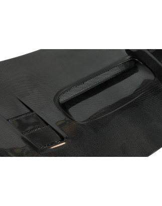 Cofano Carbonio Toyota GT 86 / Subaru BRZ Black C/ Prese (Cod. E-TCT0065)