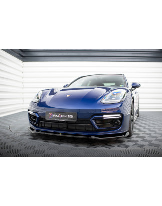SPLITTER ANTERIORE V.1 Porsche Panamera E-Hybrid 971 Facelift (Cod. M-PO-PA-971F-H-FD1G)