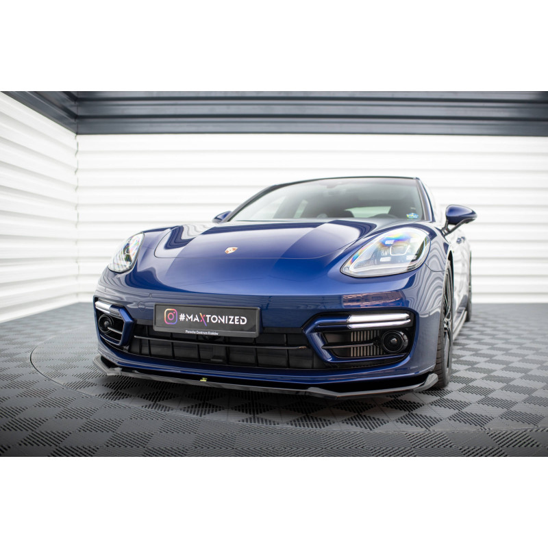SPLITTER ANTERIORE V.1 Porsche Panamera E-Hybrid 971 Facelift (Cod. M-PO-PA-971F-H-FD1G)
