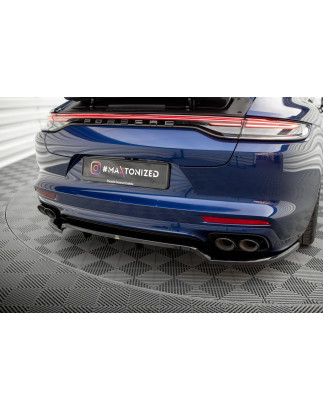Splitter posteriore (con barre verticali) Porsche Panamera E-Hybrid 971 Facelift (Cod. M-PO-PA-971F-