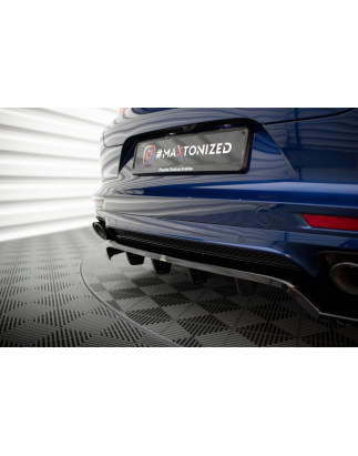 Splitter posteriore (con barre verticali) Porsche Panamera E-Hybrid 971 Facelift (Cod. M-PO-PA-971F-
