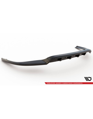 Splitter posteriore (con barre verticali) Porsche Panamera E-Hybrid 971 Facelift (Cod. M-PO-PA-971F-
