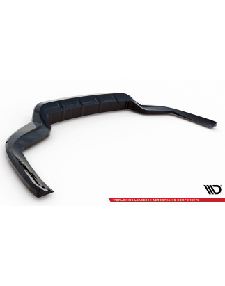 Splitter posteriore (con barre verticali) Porsche Panamera E-Hybrid 971 Facelift (Cod. M-PO-PA-971F-