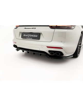 Splitter posteriore (con barre verticali) Porsche Panamera E-Hybrid 971 Facelift (Cod. M-PO-PA-971F-