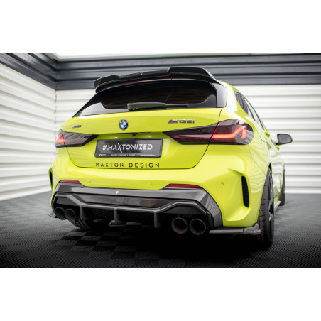 Diffusore posteriore in fibra di carbonio V.1 + Milltek Sport scarico BMW 1 F40 M135i (Cod. M-CF-BM