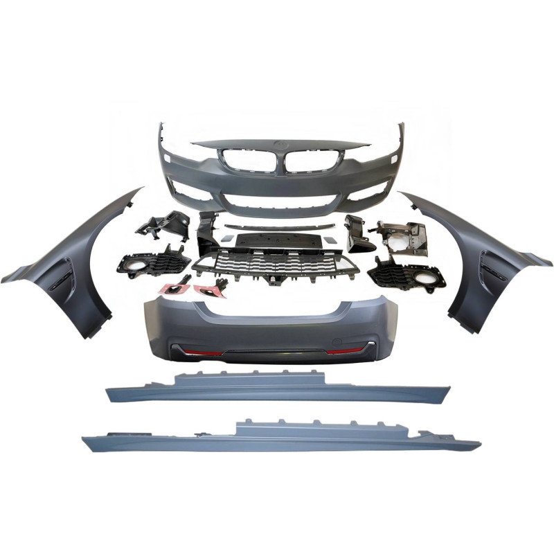 Kit Estetico BMW F32 / F33 Look M-Tech ABS Parafanghi (Cod. E-TCBF321323322310)