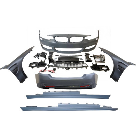Kit Estetico BMW F32 / F33 Look M-Tech ABS Parafanghi (Cod. E-TCBF321323322310)