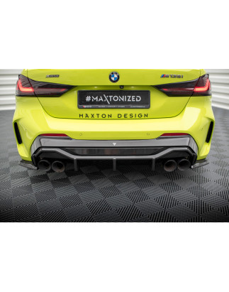 Diffusore posteriore in fibra di carbonio  V.1 + Milltek Sport scarico BMW 1 F40 M135i (Cod. M-CF-BM