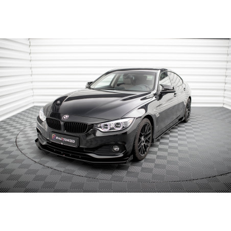 SPLITTER ANTERIORE street pro + Flaps BMW 4 Gran Coupe F36 (Cod. M-BM4F36GCCNC-FD1B+FSF1G)