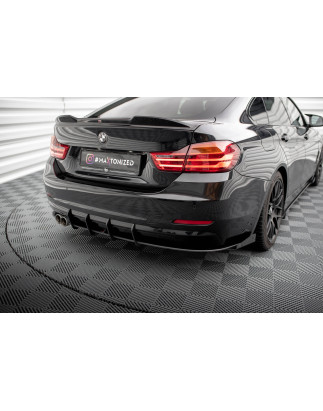 Splitters posteriori laterali Street Pro + Flaps BMW 4 Gran Coupe F36 (Cod. M-BM4F36GCCNC-RS1B+RSF1G