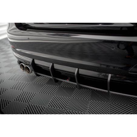Splitters posteriori laterali Street Pro + Flaps BMW 4 Gran Coupe F36 (Cod. M-BM4F36GCCNC-RS1B+RSF1G