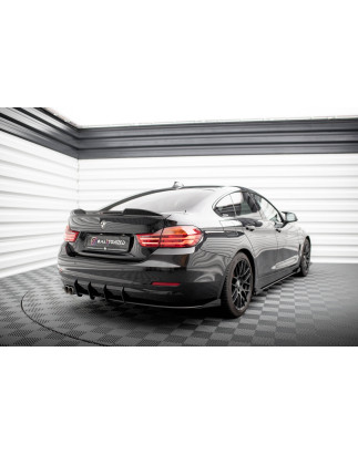 Splitters posteriori laterali Street Pro + Flaps BMW 4 Gran Coupe F36 (Cod. M-BM4F36GCCNC-RS1B+RSF1G