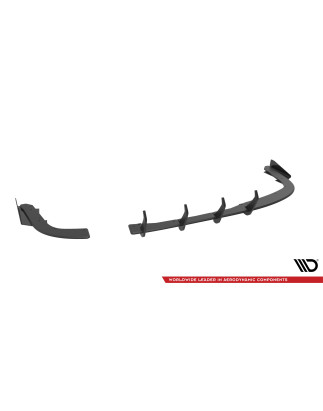Splitters posteriori laterali Street Pro + Flaps BMW 4 Gran Coupe F36 (Cod. M-BM4F36GCCNC-RS1B+RSF1G
