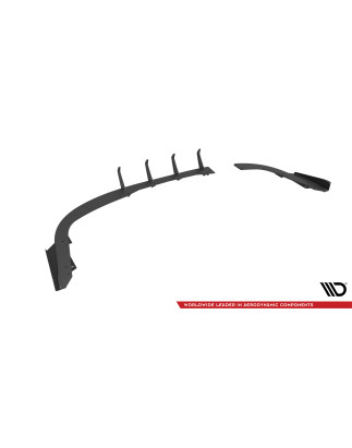 Splitters posteriori laterali Street Pro + Flaps BMW 4 Gran Coupe F36 (Cod. M-BM4F36GCCNC-RS1B+RSF1G