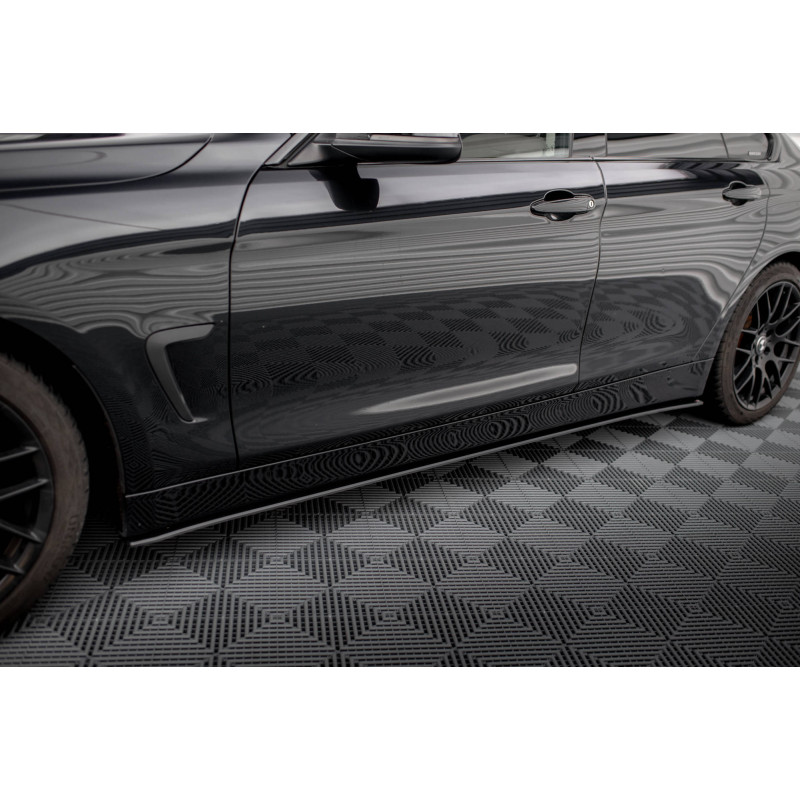 Diffusori minigonne street pro BMW 4 Gran Coupe F36 (Cod. M-BM4F36GCCNC-SD1B)