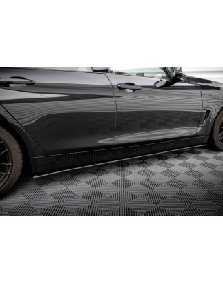 Diffusori minigonne street pro BMW 4 Gran Coupe F36 (Cod. M-BM4F36GCCNC-SD1B)