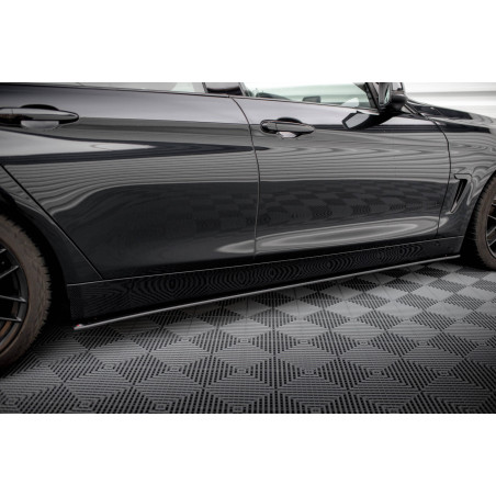 Diffusori minigonne street pro BMW 4 Gran Coupe F36 (Cod. M-BM4F36GCCNC-SD1B)