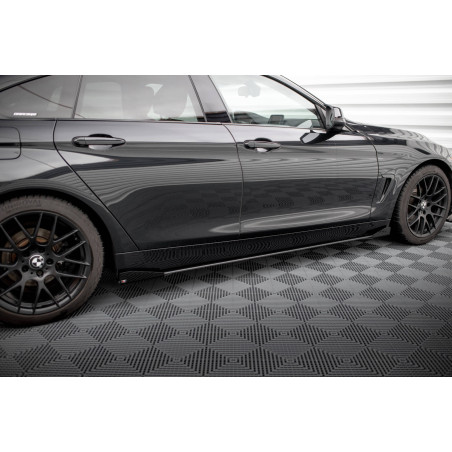 Diffusori minigonne street pro + Flaps BMW 4 Gran Coupe F36 (Cod. M-BM4F36GCCNC-SD1B+SF1G)