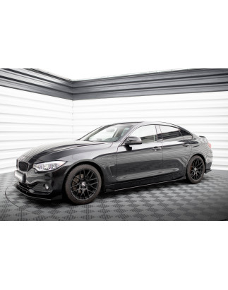 Diffusori minigonne street pro + Flaps BMW 4 Gran Coupe F36 (Cod. M-BM4F36GCCNC-SD1B+SF1G)