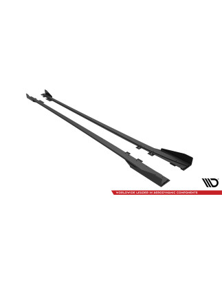 Diffusori minigonne street pro + Flaps BMW 4 Gran Coupe F36 (Cod. M-BM4F36GCCNC-SD1B+SF1G)