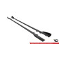 Diffusori minigonne street pro + Flaps BMW 4 Gran Coupe F36 (Cod. M-BM4F36GCCNC-SD1B+SF1G)