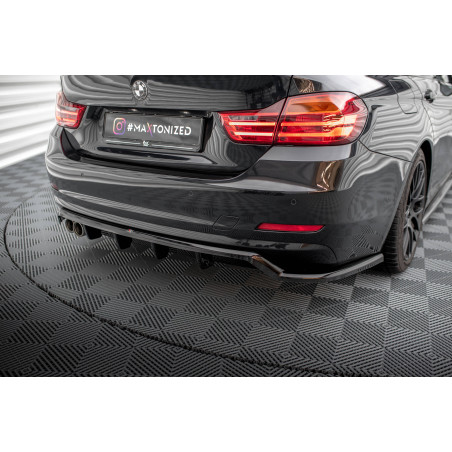Splitter posteriore (con barre verticali) BMW 4 Gran Coupe F36 (Cod. M-BM-4-F36-GC-RD1G+RD2G)