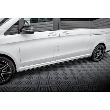 Diffusori minigonne V.1 Mercedes-Benz V-Class Extra Long AMG-Line W447  (Cod. M-ME-V-447F-AMGLINE-XL