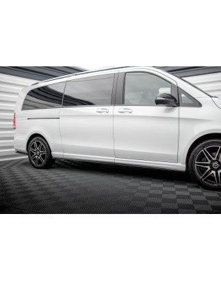 Diffusori minigonne V.1 Mercedes-Benz V-Class Extra Long AMG-Line W447  (Cod. M-ME-V-447F-AMGLINE-XL