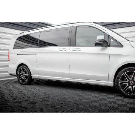 Diffusori minigonne V.1 Mercedes-Benz V-Class Extra Long AMG-Line W447  (Cod. M-ME-V-447F-AMGLINE-XL