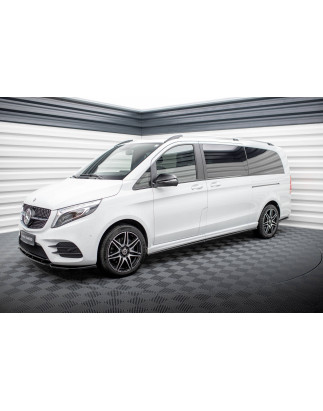 Diffusori minigonne V.1 Mercedes-Benz V-Class Extra Long AMG-Line W447  (Cod. M-ME-V-447F-AMGLINE-XL