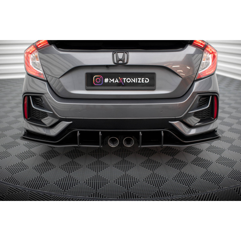 Splitters posteriori laterali Street Pro V.1 Honda Civic Sport Mk 10 Facelift (Cod. M-HOCI10SPORTCNC