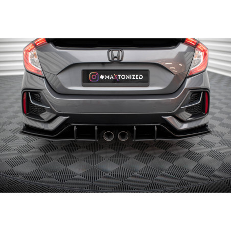 Splitters posteriori laterali Street Pro V.1 Honda Civic Sport Mk 10 Facelift (Cod. M-HOCI10SPORTCNC
