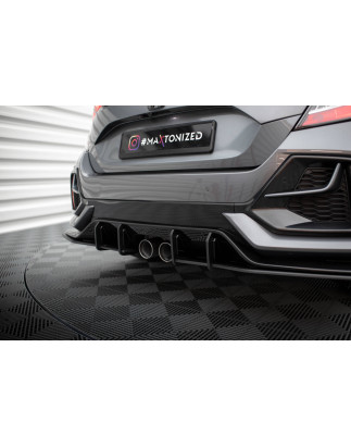Splitters posteriori laterali Street Pro V.1 Honda Civic Sport Mk 10 Facelift (Cod. M-HOCI10SPORTCNC