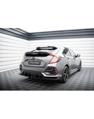 Splitters posteriori laterali Street Pro V.1 Honda Civic Sport Mk 10 Facelift (Cod. M-HOCI10SPORTCNC