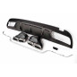 Diffusore Posteriore Mercedes W205 2014-2018 4P / STATION WAGON Look AMG C63 ABS (Cod. E-TCM0104)