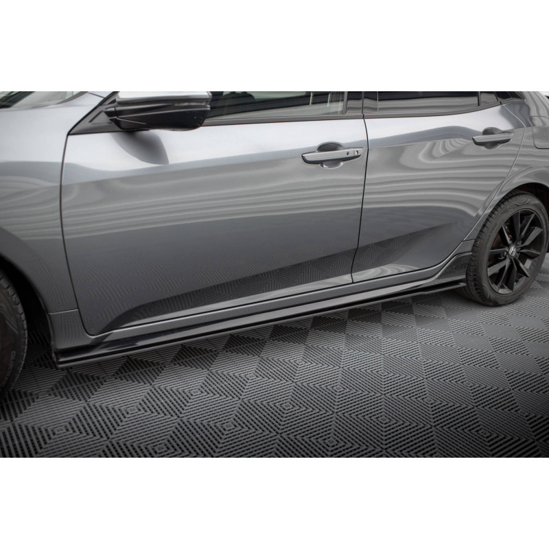 Diffusori minigonne street pro Honda Civic Sport Mk 10 (Cod. M-HOCI10SPORTCNC-SD1B)