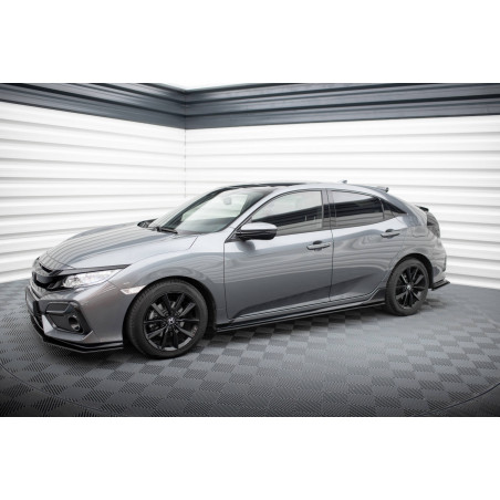 Diffusori minigonne street pro Honda Civic Sport Mk 10 (Cod. M-HOCI10SPORTCNC-SD1B)