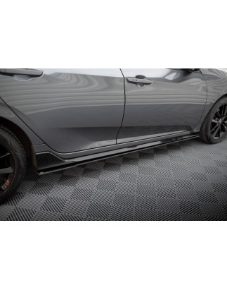 Diffusori minigonne street pro Honda Civic Sport Mk 10 (Cod. M-HOCI10SPORTCNC-SD1B)