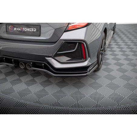 Splitter posteriore V.1 (con barre verticali) Honda Civic Sport Mk 10 Facelift (Cod. M-HO-CI-10-SPOR