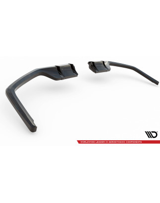 Splitter posteriore V.1 (con barre verticali) Honda Civic Sport Mk 10 Facelift (Cod. M-HO-CI-10-SPOR