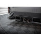Splitter posteriore V.1 (con barre verticali) + Flaps Honda Civic Sport Mk 10 Facelift (Cod. M-HO-CI
