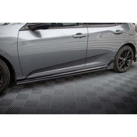 Diffusori minigonne + Flaps Honda Civic Sport Mk 10 (Cod. M-HO-CI-10-SPORT-SD1G+SF1B)