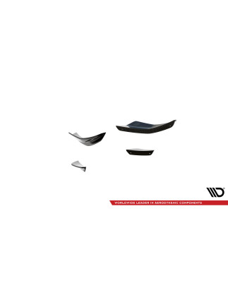 paraurti anteriore Wings (Canards) Honda Civic Type-R Mk 11 (Cod. M-HO-CI-11-TYPE-R-CAN1)
