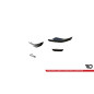 paraurti anteriore Wings (Canards) Honda Civic Type-R Mk 11 (Cod. M-HO-CI-11-TYPE-R-CAN1)