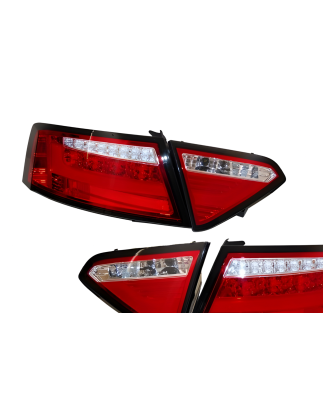 Fari Posteriori Audi A5 2-4P 07-09 Led Red Cardna (Cod. E-FAAU111)